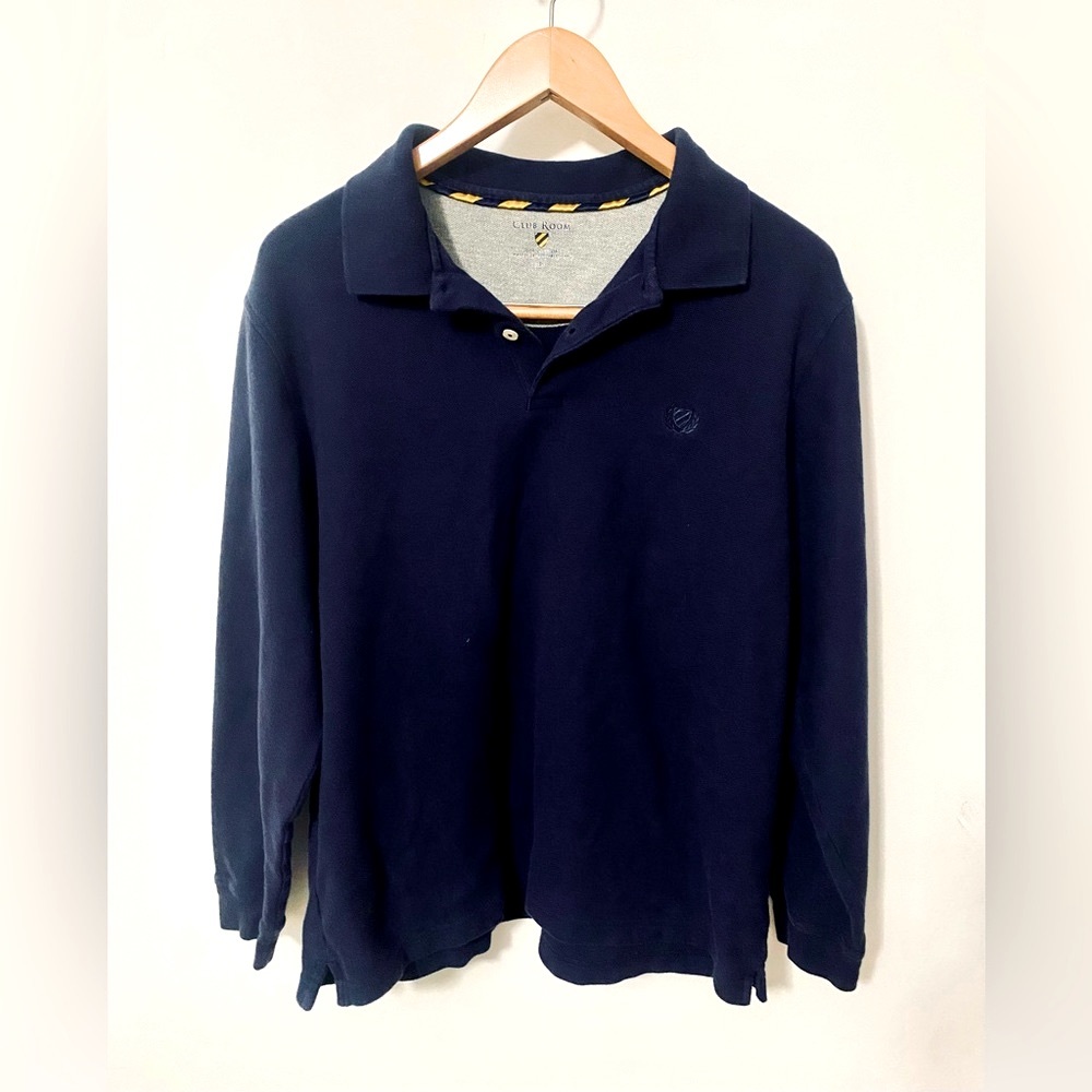 Club Room Polo Shirt Long Sleeved